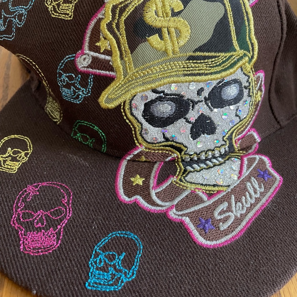Skull baseball cap